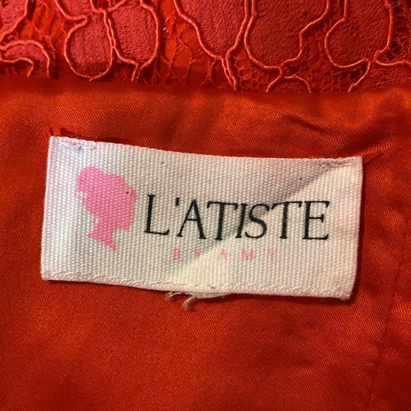 L’atiste Lace Midi Dress, Size L - Picture 16 of 17